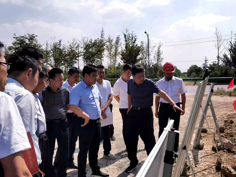 亳州市委常委、副市長左龍蒞臨亳蒙預制標調(diào)研指導